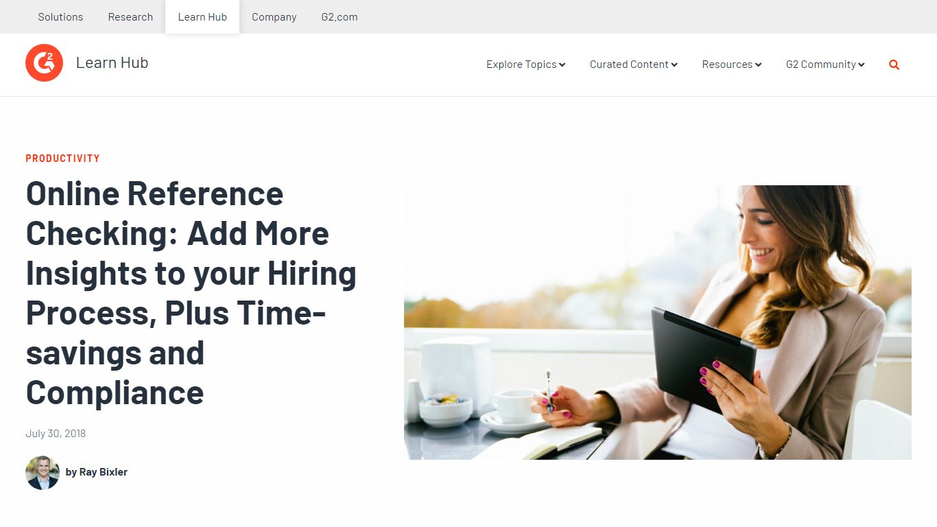 Online Reference Checking: Add More Insights to your Hiring ... - G2